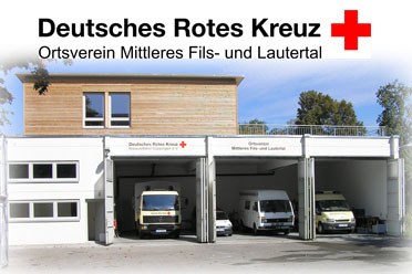 Foto: Das Gebäude des DRK-Ortsverein-Mittleres Fils- und Lautertal